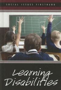 Learning Disabilities (Social Issues Firsthand)