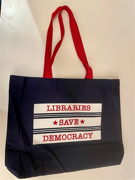 Libraries Save Democracy Tote