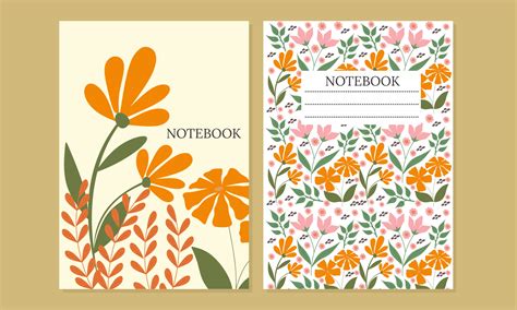 Lined Floral Notebook