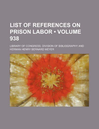 List of References on Prison Labor