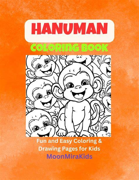 Lord Hanuman Coloring Book