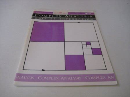 M337 Complex Analysis Unit B1: Integration