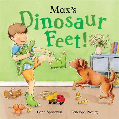 MAXS DINOSAUR FEET
