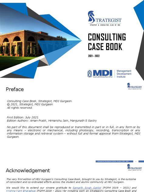 MBA Business Consulting Case Set(Chinese Edition)