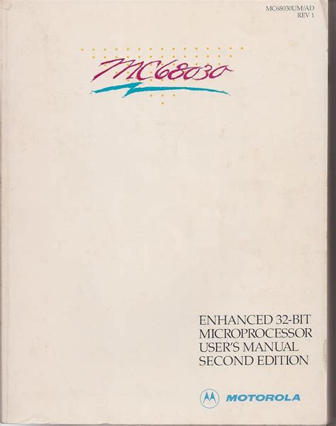 MC68030 Enhanced 32-Bit Microprocessor User's Manual