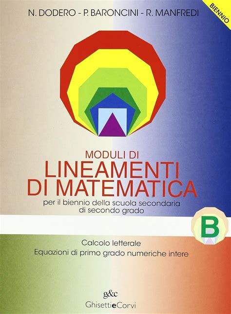 MODULI LINEAMENTI MATEMATICA CLASS. D