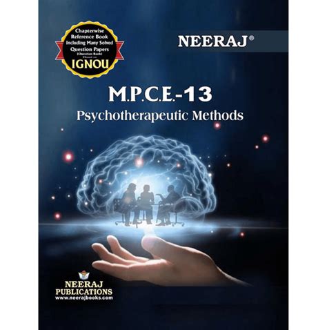 MPCE-013 Psychotherapeutic Methods
