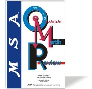 MSA Quick Math Review