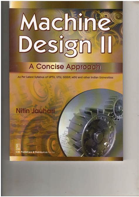 Machine Design- II - A Conceptual Approach