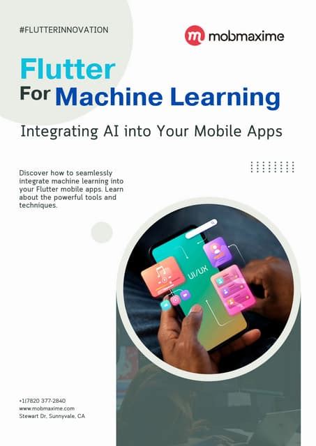 Machine Learning in Flutter Apps: Mobile Machine Learning