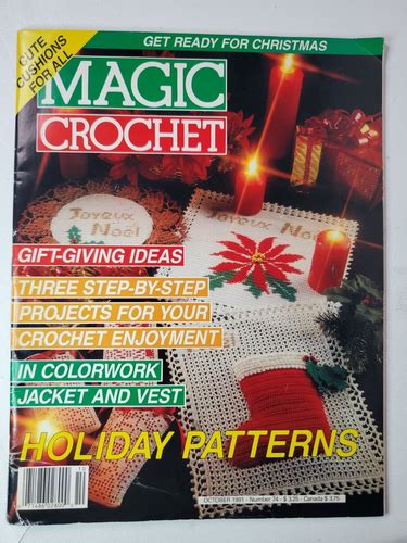 Magic Crochet Magazine October 1991 # 74