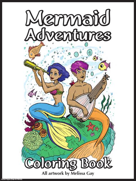 Magical Mermaid Adventures Coloring Book