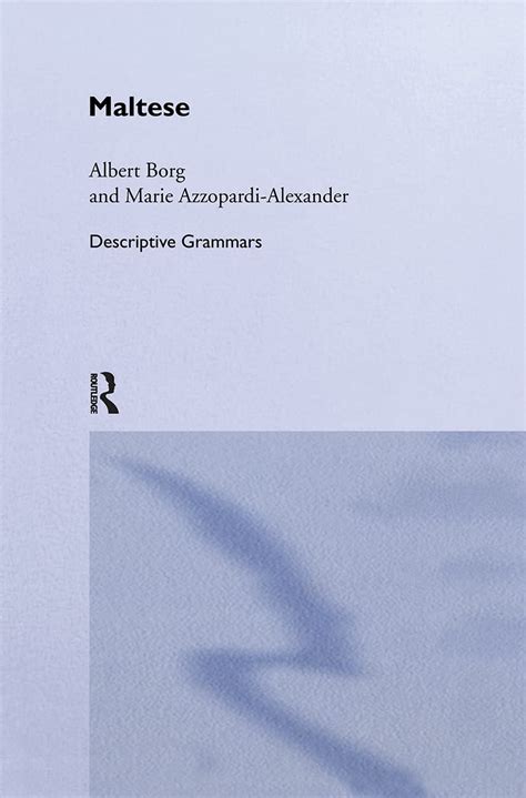 Maltese (Descriptive Grammars)