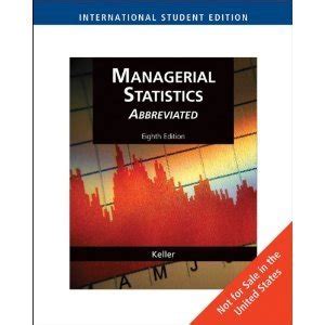 Managerial Statistics