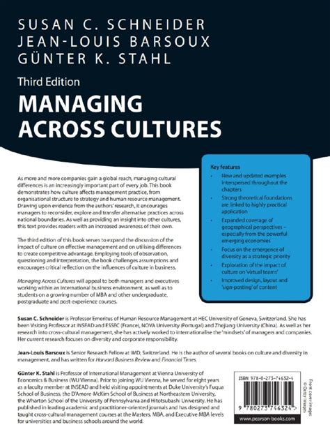 Managing Across Cultures