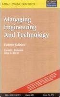 Managing Engineering and Technology