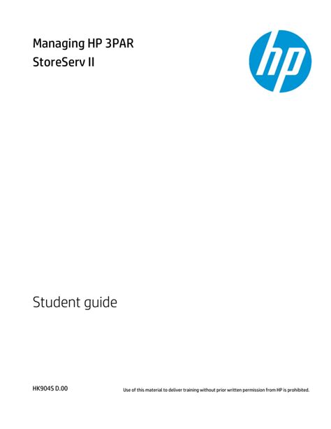 Managing HP 3PAR StoreServ II
