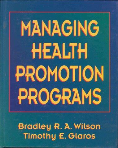 Managing Health Promotion Programs