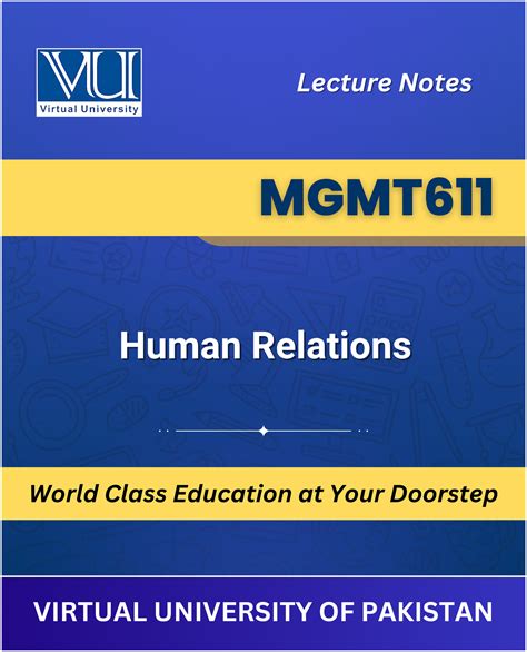 Managing Human Relations