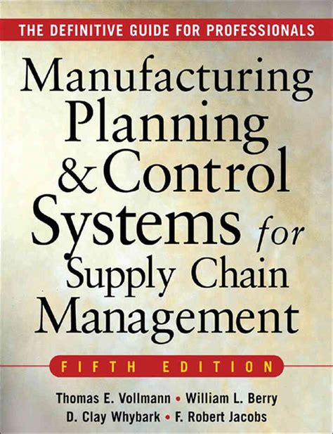 Manufacturing Planning and Control Systems