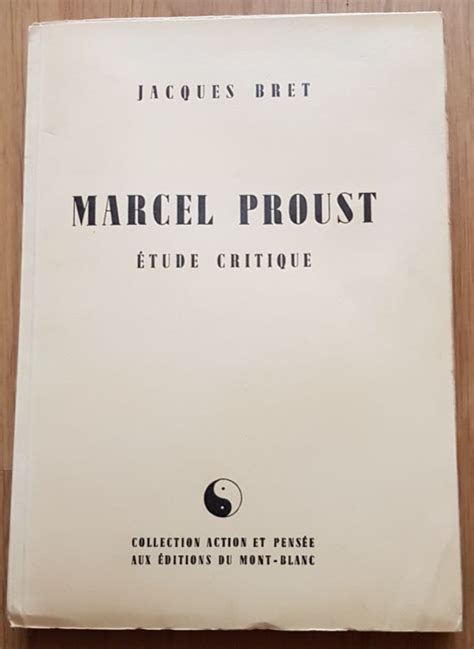 Marcel Proust, etude critique