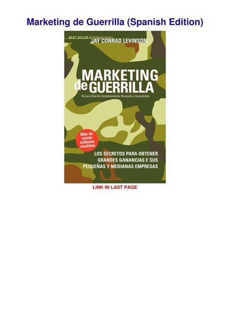 Marketing de guerrilla (Spanish Edition)