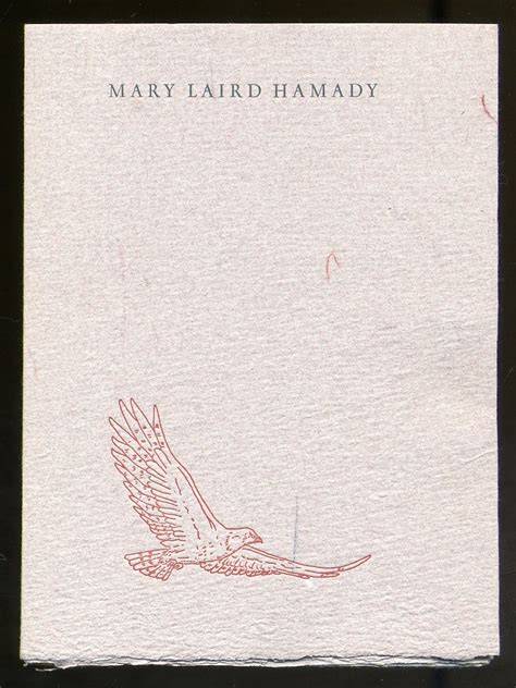 Mary Laird Hamady Selected Poems