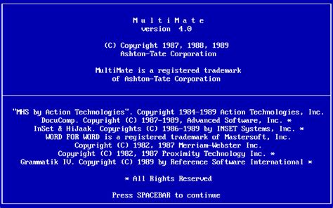 Mastering MultiMate 4.0