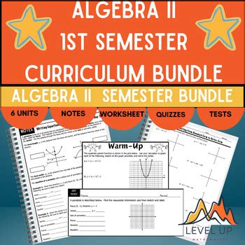Math+ Algebra II Prep Notes - Semester 1