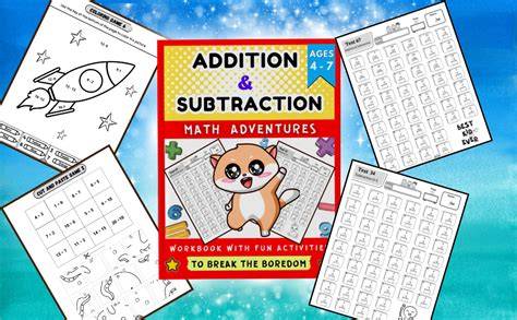 Max's Math Adventures Subtraction Practice Workbook