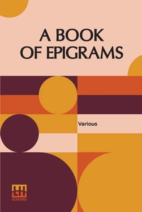 Maxims and Epigrams