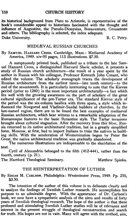 Mediaeval Russian Churches