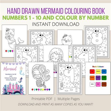 Mermaid Colouring Book