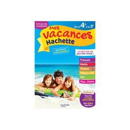 Mes vacances Hachette 4E/3E