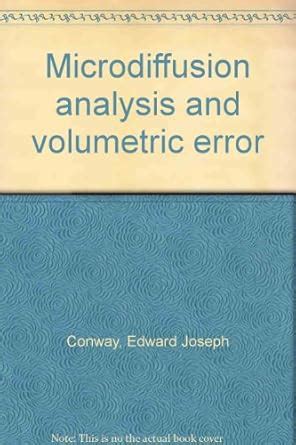 Microdiffusion analysis and volumetric error
