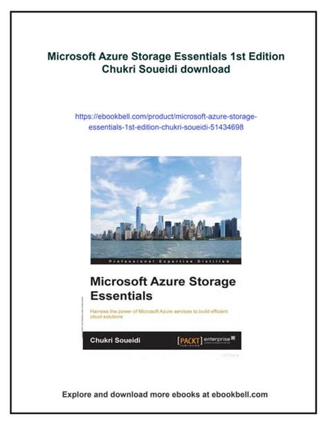Microsoft Azure Storage Essentials