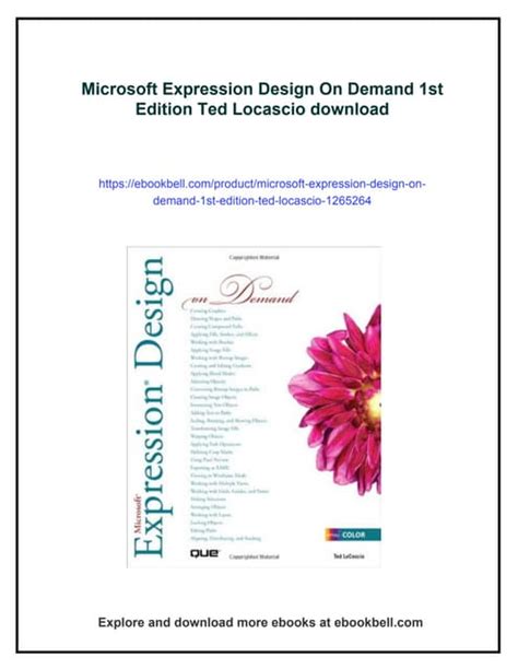 Microsoft Expression Design on Demand