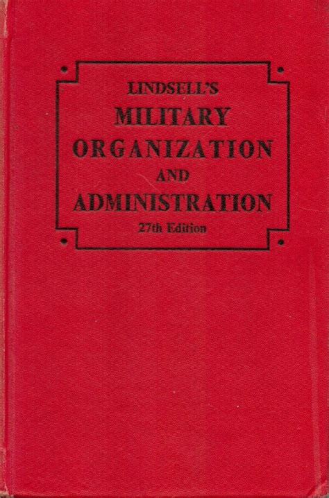 Military organization and administration