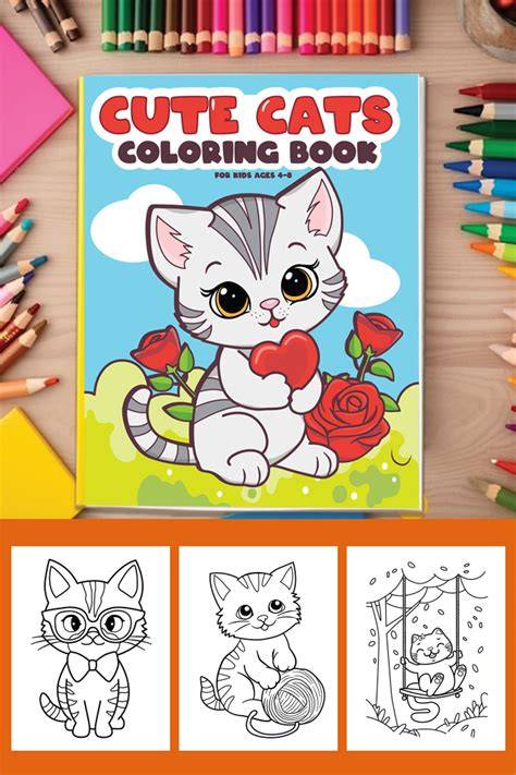 Mimi at Home: Cute Cats Coloring Book