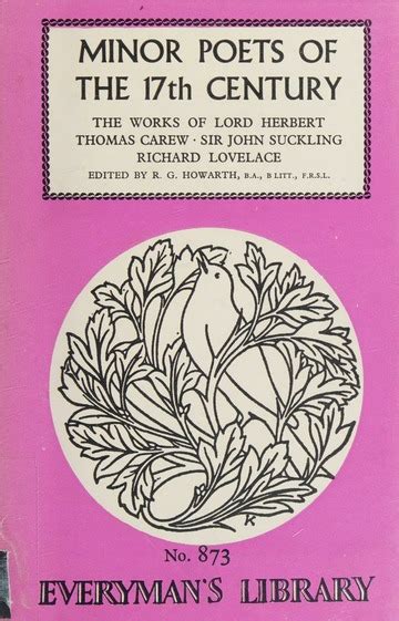 Minor Poets of the 17th Century