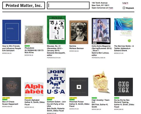 Miscellaneous Printed Matter