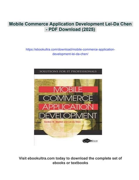 Mobile Commerce Application Development