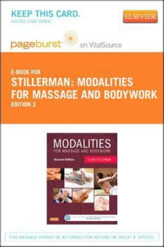 Modalities for Massage and Bodywork