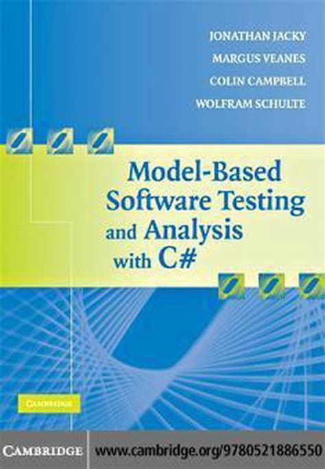 Model-Based Software Testing and Analysis with C#