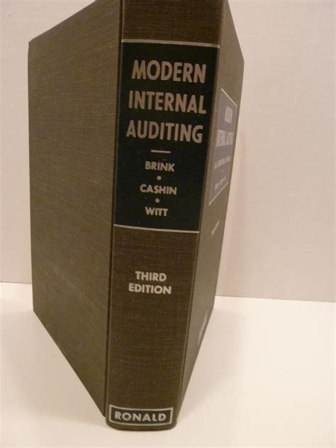 Modern Internal Auditing; An Operational Approach