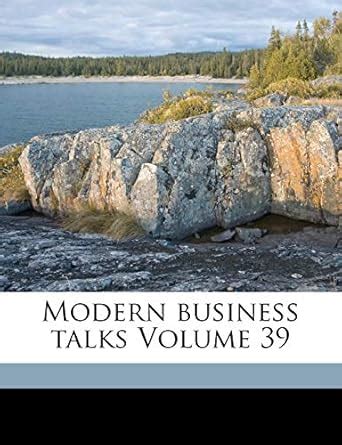 Modern business talks Volume 12