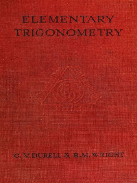 Modern elementary trigonometry,