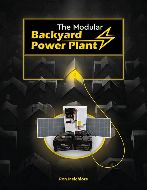 Modular Backyard Solar Power Plant System