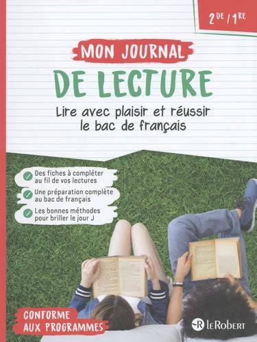 Mon journal de lecture 2de/1re