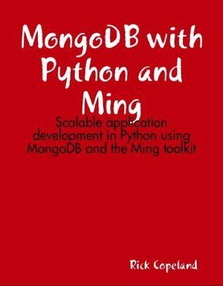 MongoDB with Python and Ming